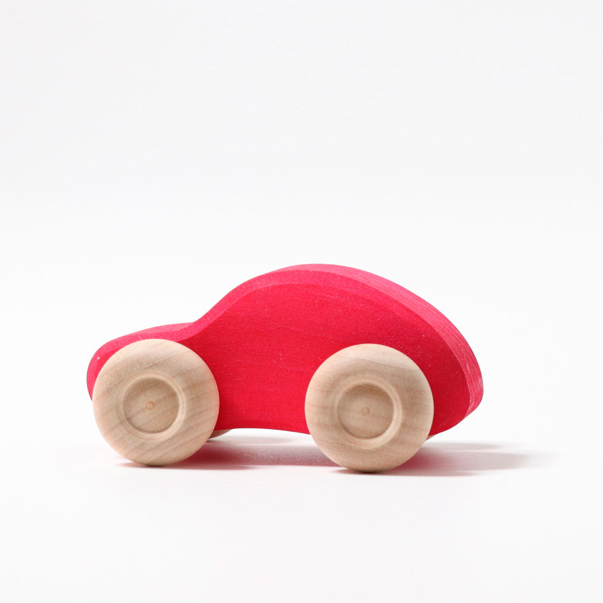 Grimm's Coloured Wooden Cars set of six handcrafted wooden vehicles for imaginative open-ended play.
