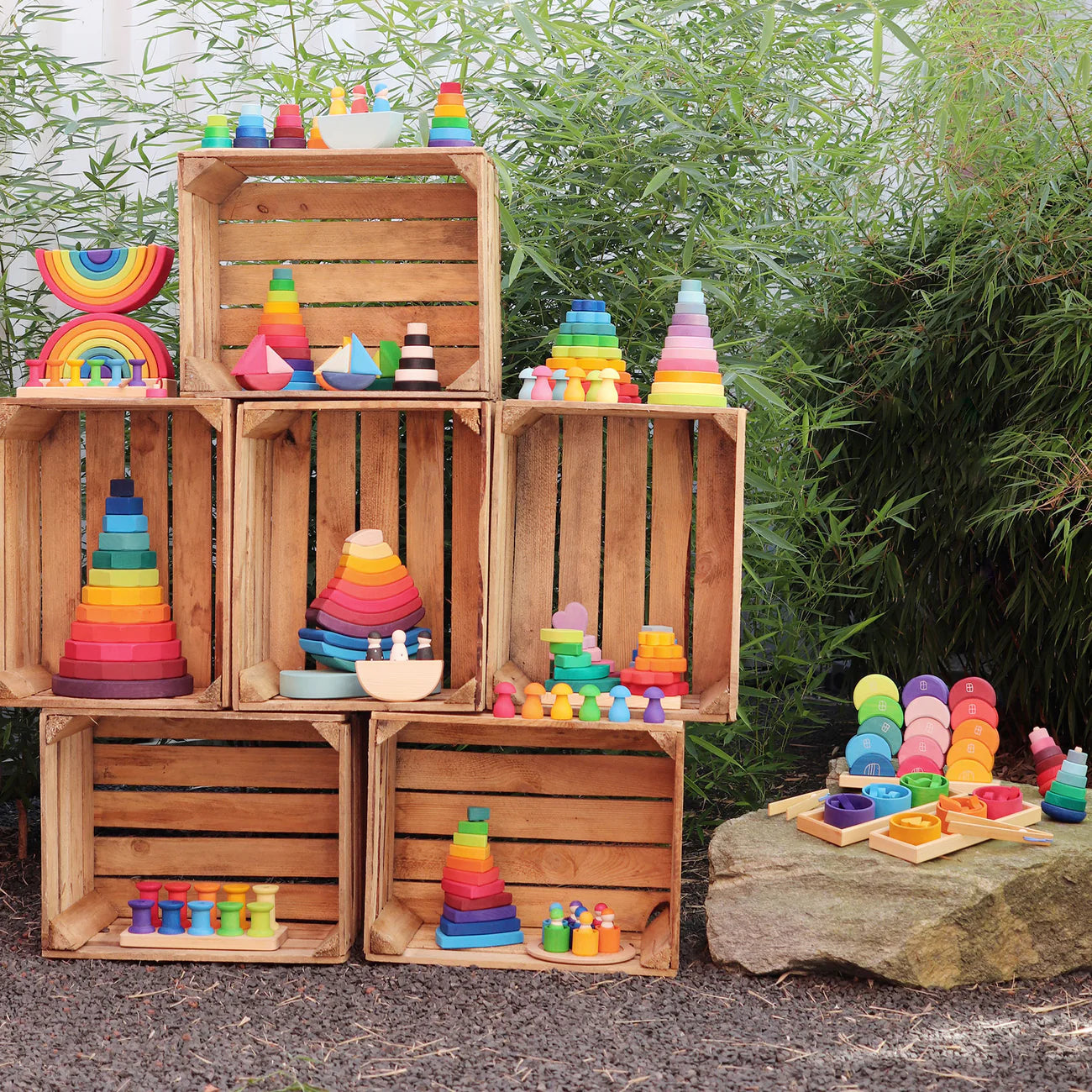 Grimm's Giant Geometric Stacking Tower