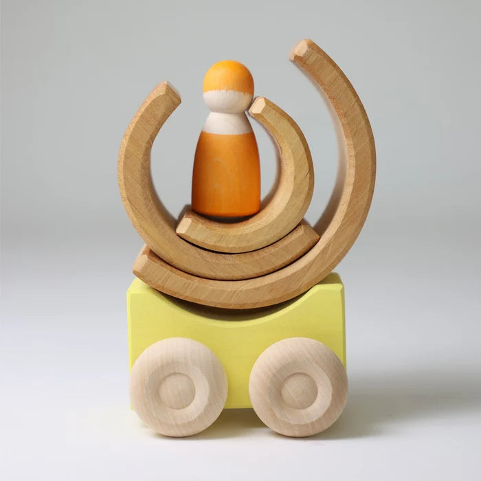 Grimm’s Stacking Cars - Yellow