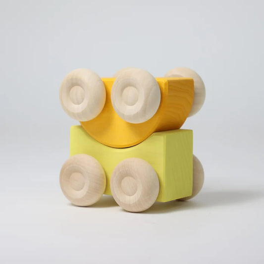 Grimm’s Stacking Cars - Yellow