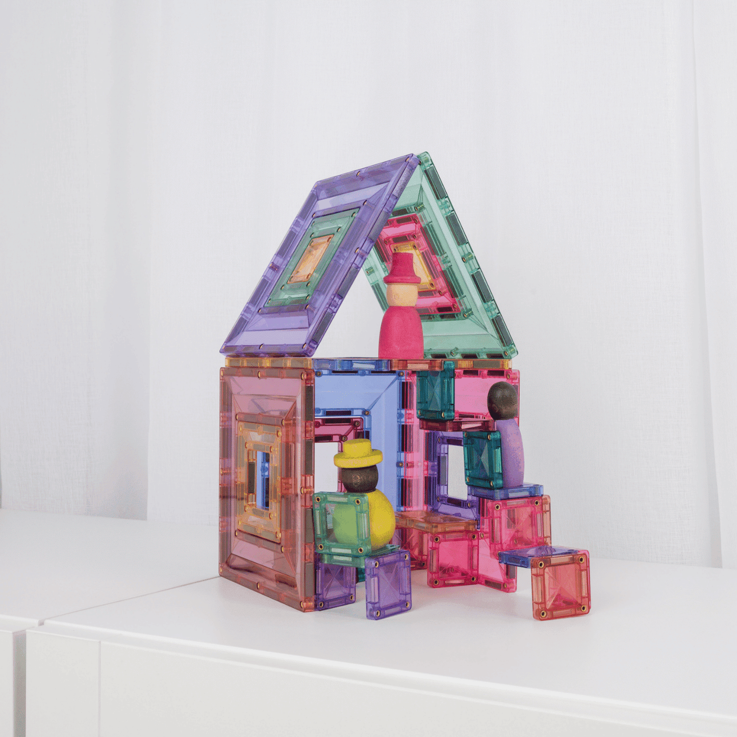 PRE ORDER - Connetix Magnetic Tiles - 48pc Portal Pack - Pastel - NEW!!!