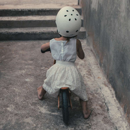 Kinderfeets Toddler Bike Helmet Matte White