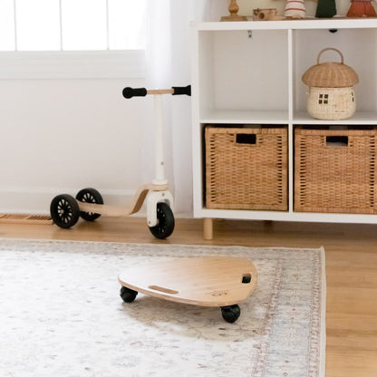 Kinderfeets Tummy Glider Wheelie Board - Bamboo