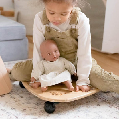 Kinderfeets Tummy Glider Wheelie Board - Bamboo