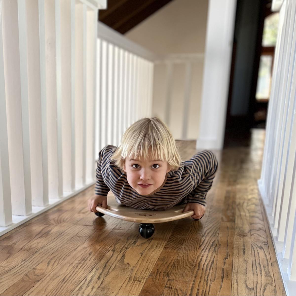 Kinderfeets Tummy Glider Wheelie Board - Bamboo