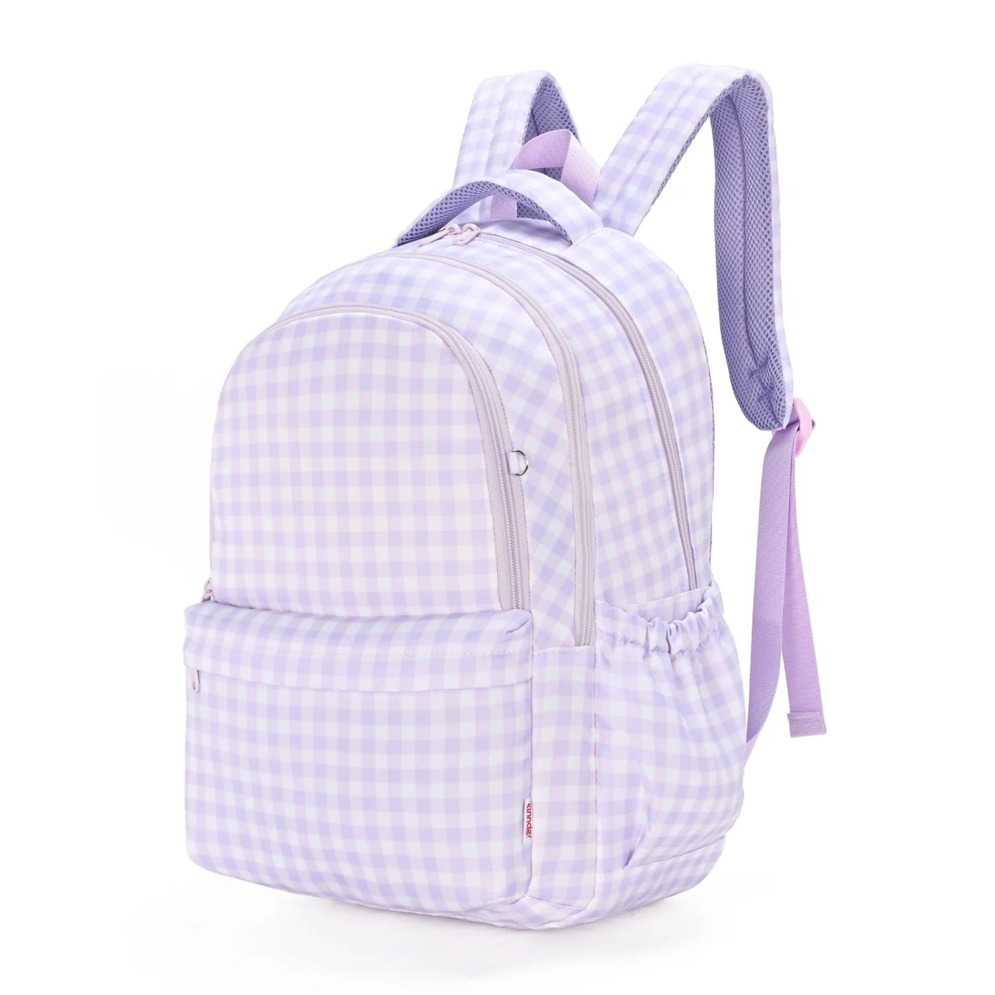 PRE ORDER - Campus School Backpack - Lilac Gingham