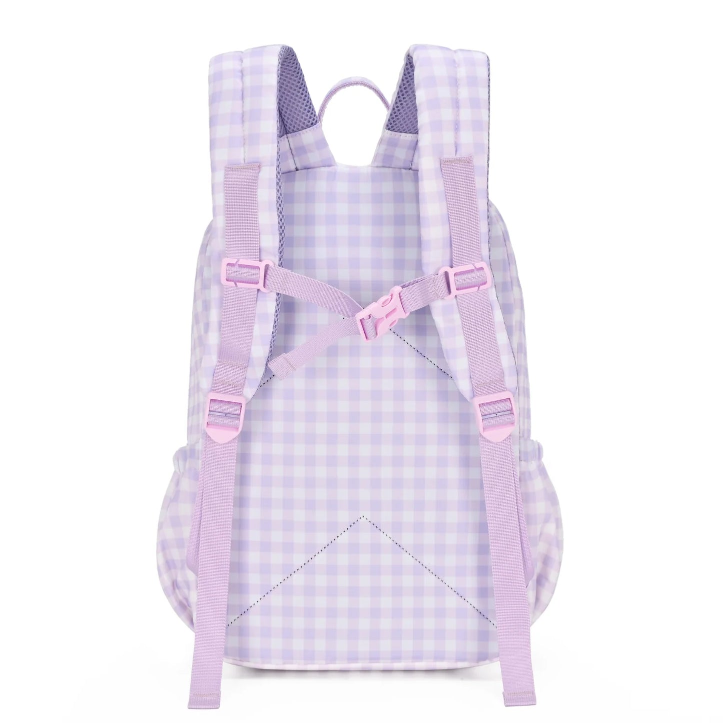 Junior Backpack - Lilac Gingham