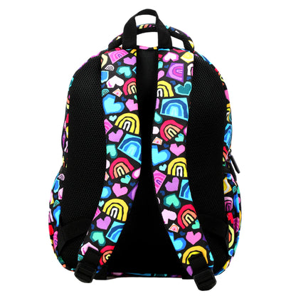 Midsize Kids Backpack - Love and Rainbow