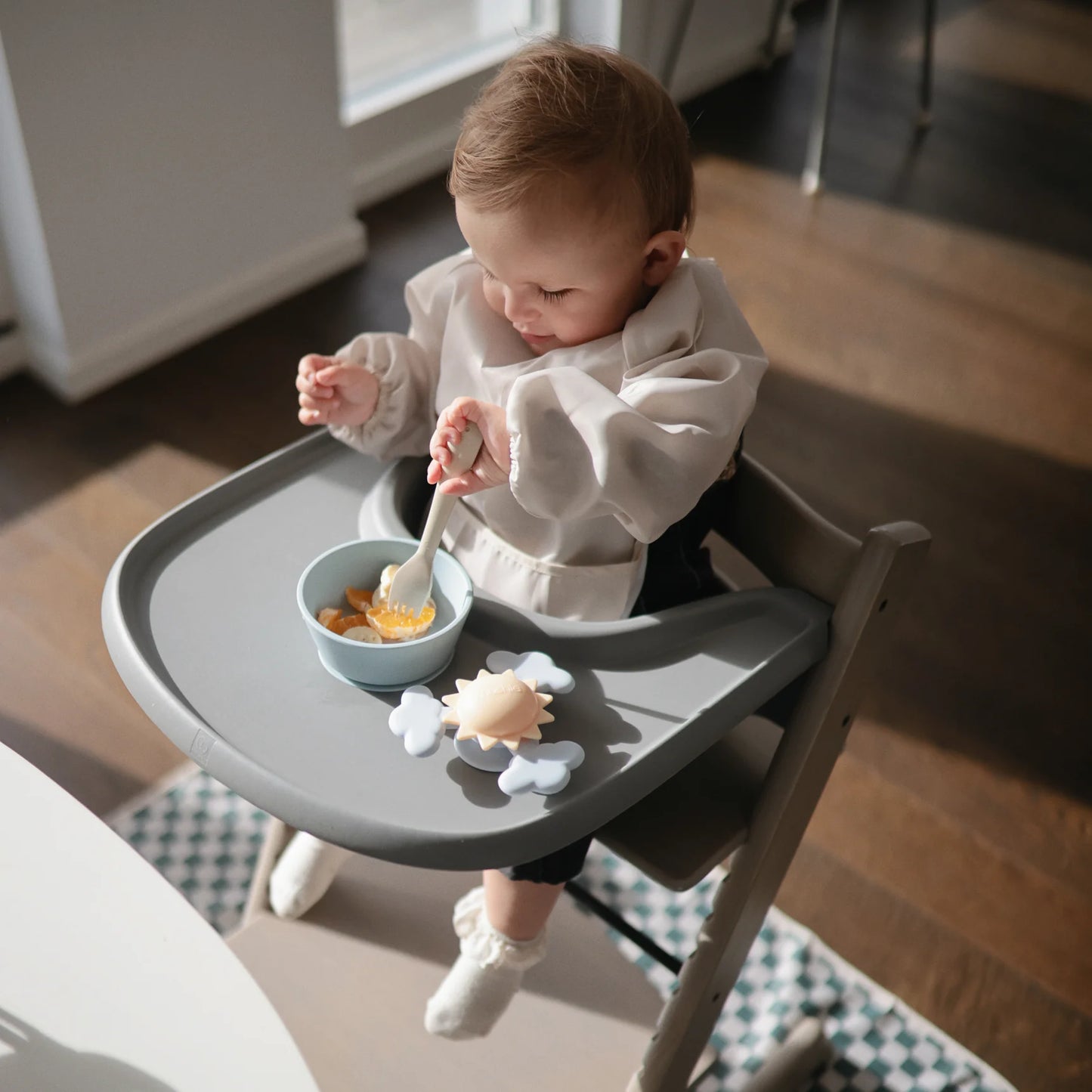 Long Sleeve Bib - Fog