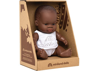 Miniland Doll 21cm African - Boy