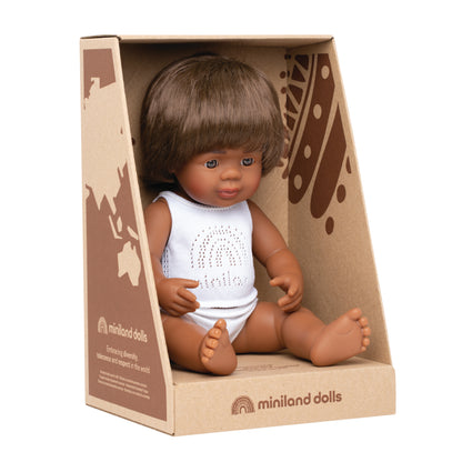 Miniland Doll 38cm Aboriginal - Boy