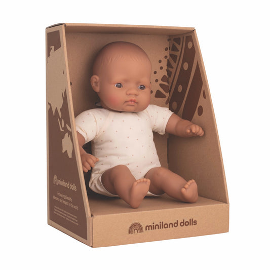Miniland Soft Body Doll 32 cm - Hispanic