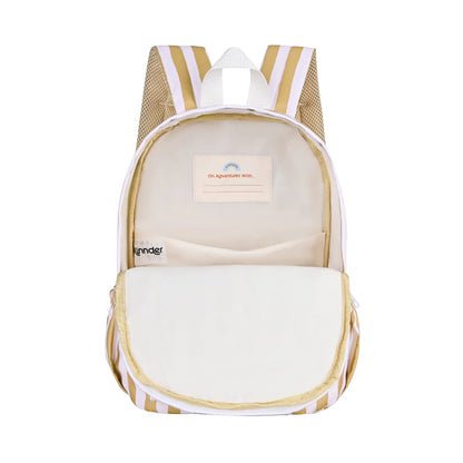 Mini Striped Backpack Mustard Stripe Mini Backpack – Our Little Darlings