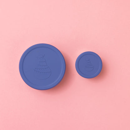 Snacker Pot x 2 Set - Indigo