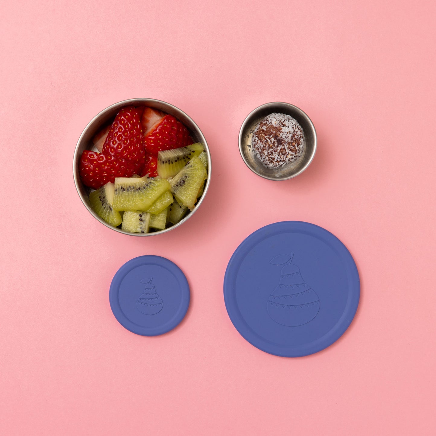 Snacker Pot x 2 Set - Indigo