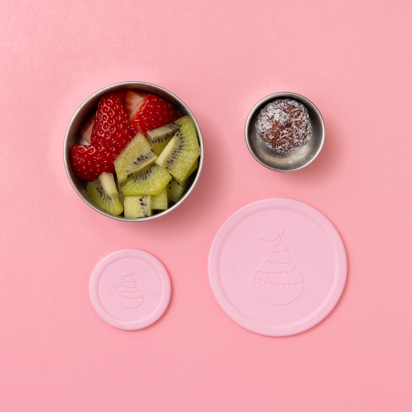 Snacker Pot x 2 Set - Pink