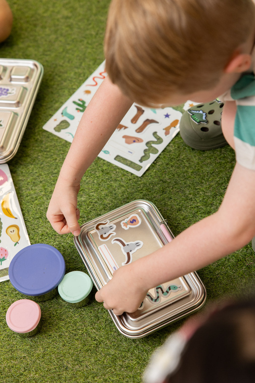 Reusable Lunch Box Stickers - Wild West