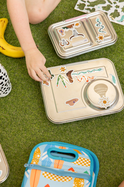 Reusable Lunch Box Stickers - Wild West