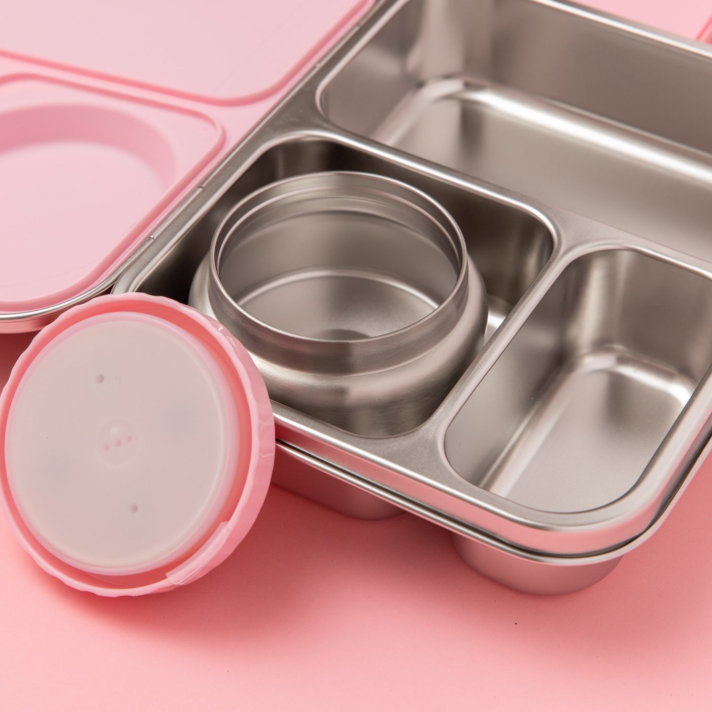 The Hot n Cold Hero Box Stainless Steel Lunchbox - Pink