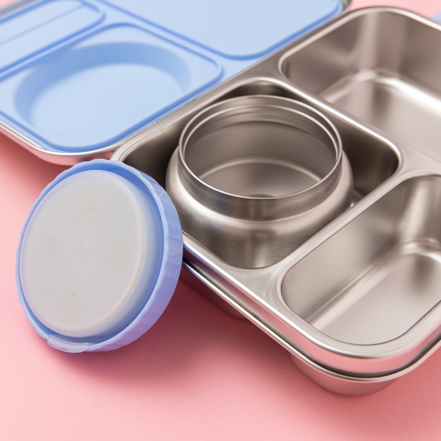 The Hot n Cold Hero Box Stainless Steel Lunchbox - Blue