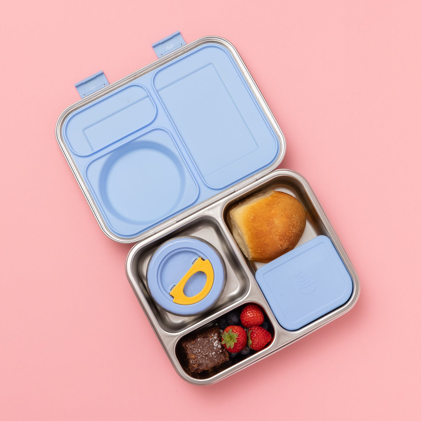 The Hot n Cold Hero Box Stainless Steel Lunchbox - Blue