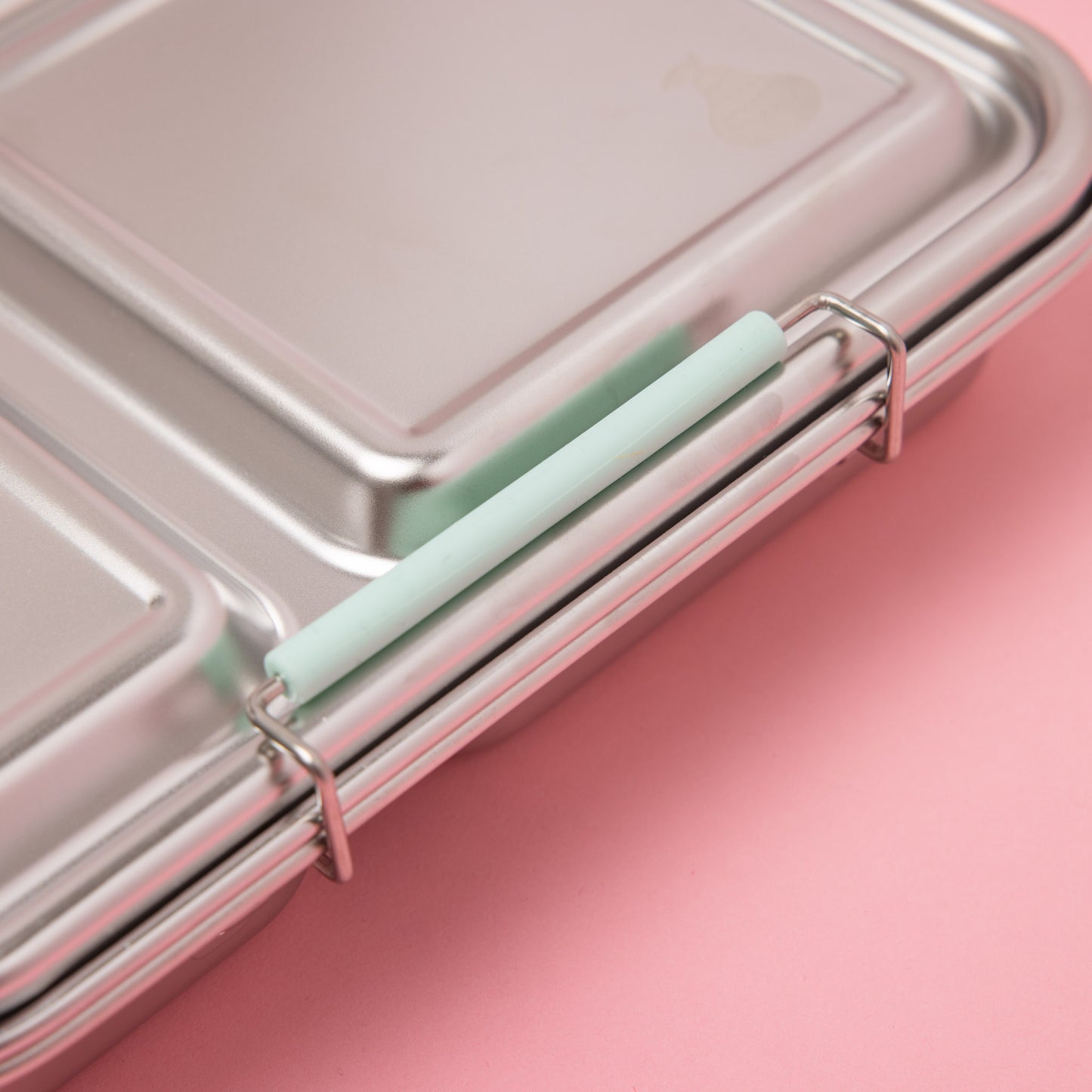 Two Compartment Leak Proof Stainless Steel Lunchbox - Mint