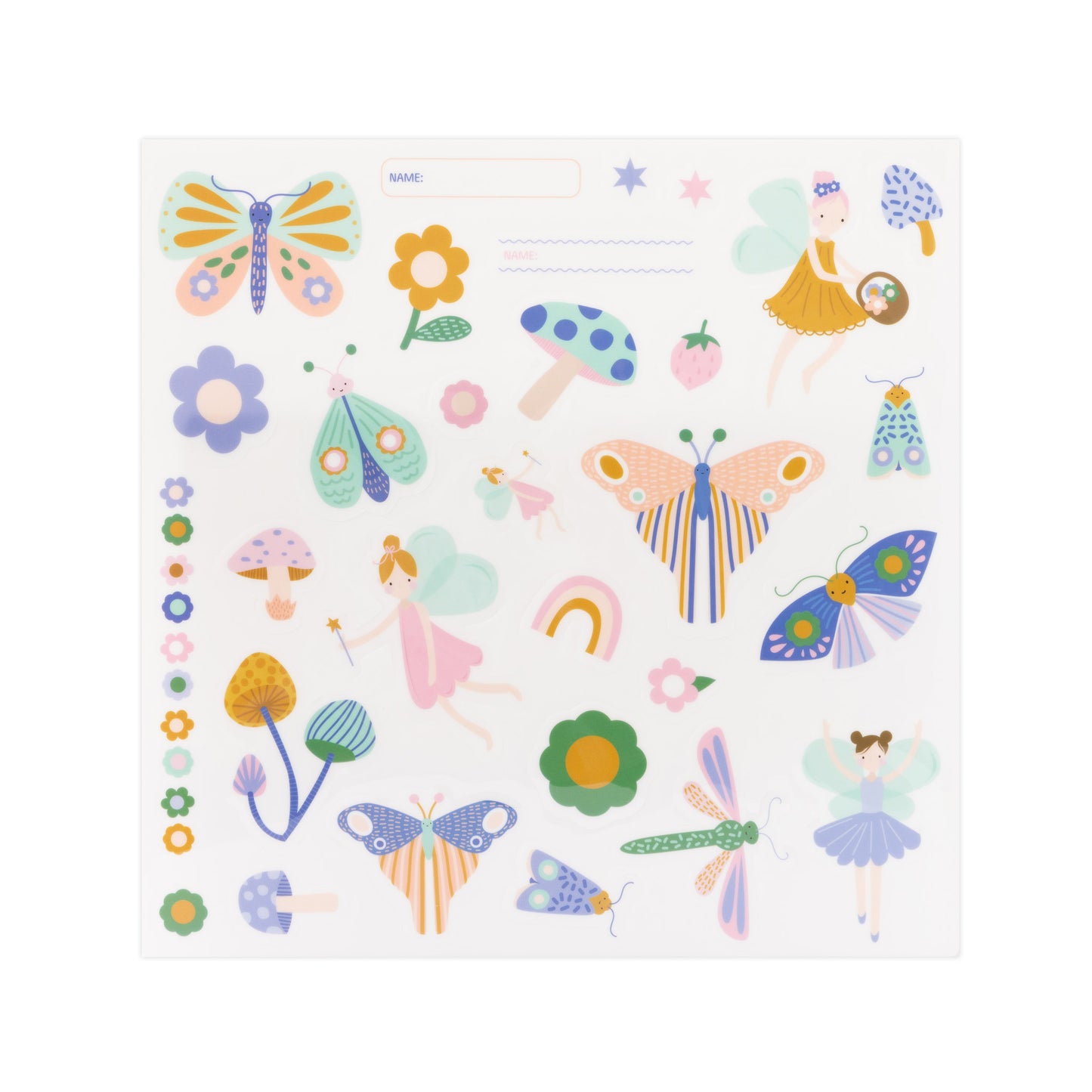 Reusable Lunch Box Stickers - Fairy Magic