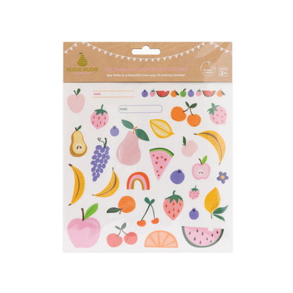 Reusable Lunch Box Stickers - Tutti Fruitti