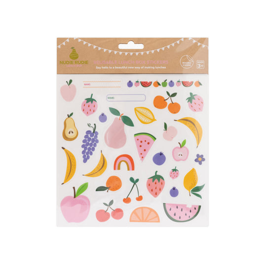 Reusable Lunch Box Stickers - Tutti Fruitti