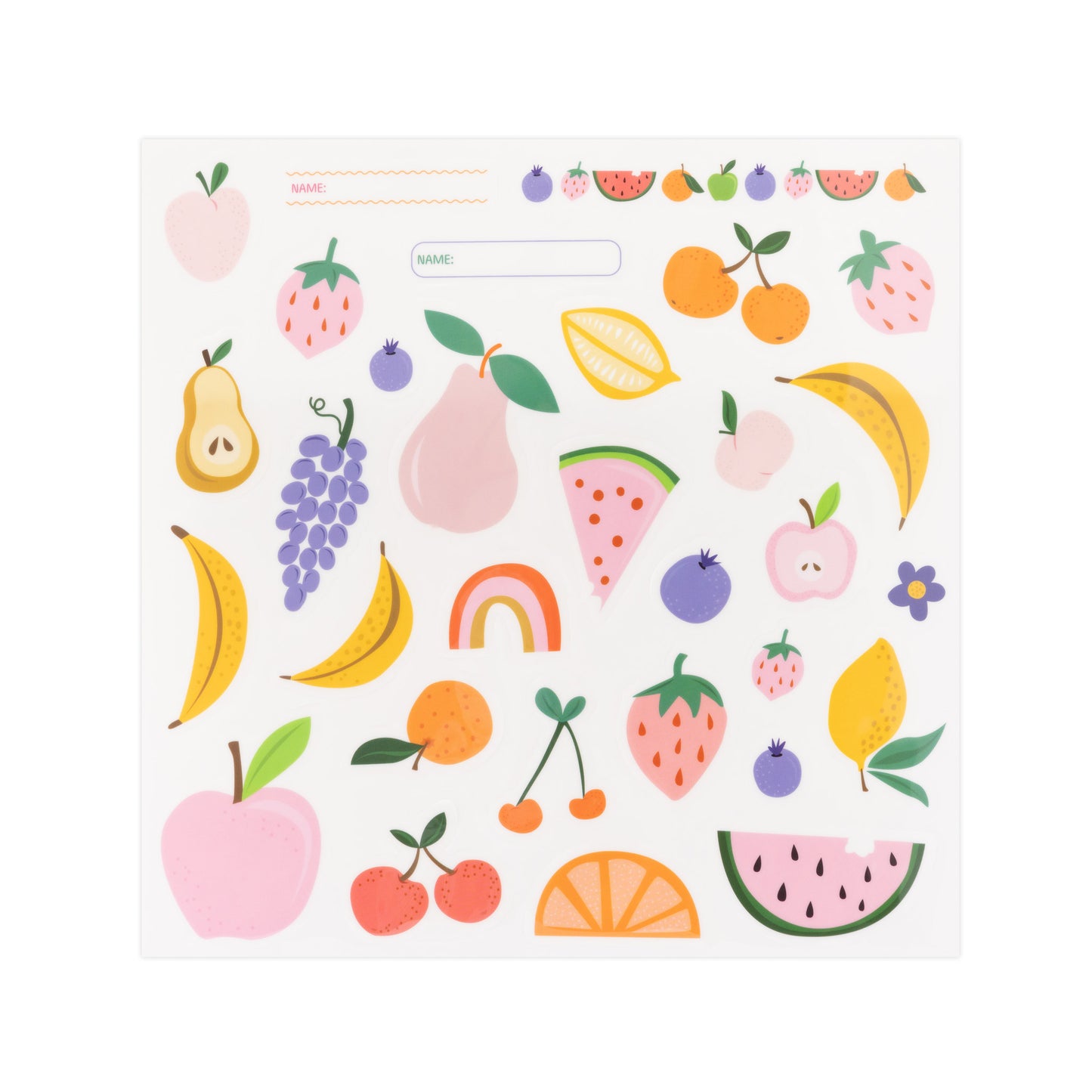 Reusable Lunch Box Stickers - Tutti Fruitti