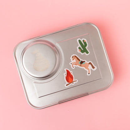 Reusable Lunch Box Stickers - Wild West