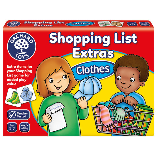 Shopping List Game Booster Pack - Clothes