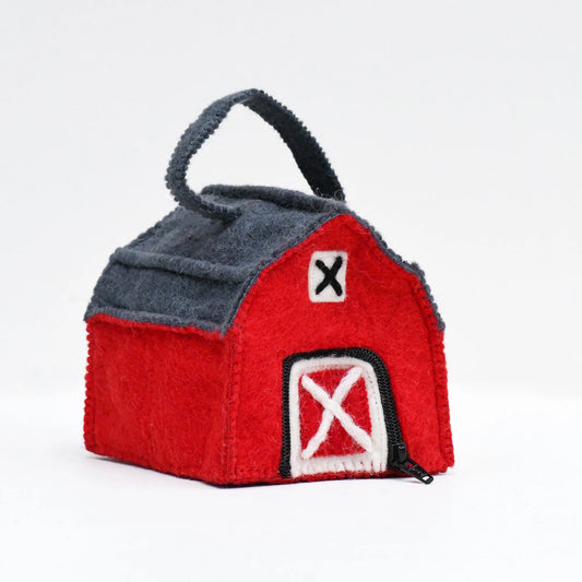 Finger Puppet Set - Farm Barn Bag