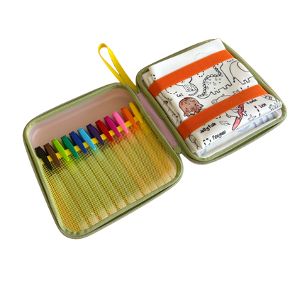 Hey Doodle Travel Case Mat Storage