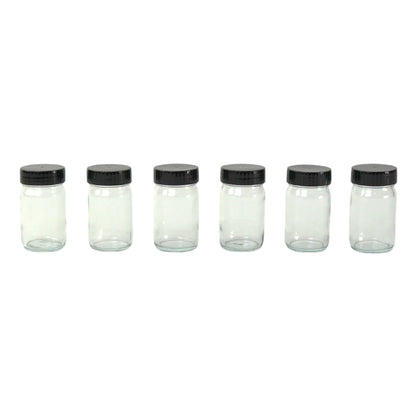 6 x 50ml Paint Jars in Wooden Holder