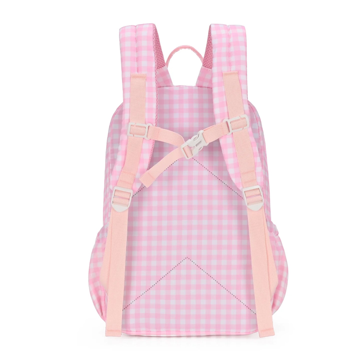Junior Backpack - Pink Gingham