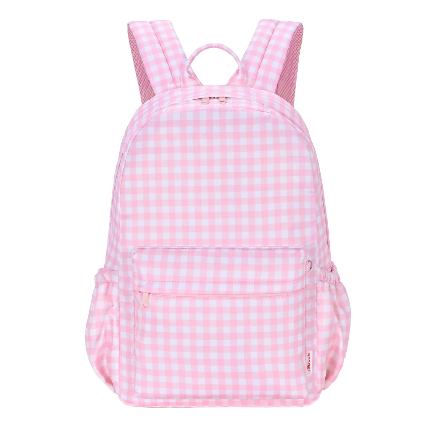 Junior Backpack - Pink Gingham