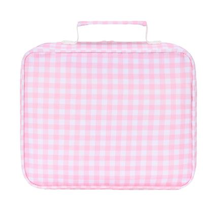 Junior Insulated Lunch Bag - Pink Gingham