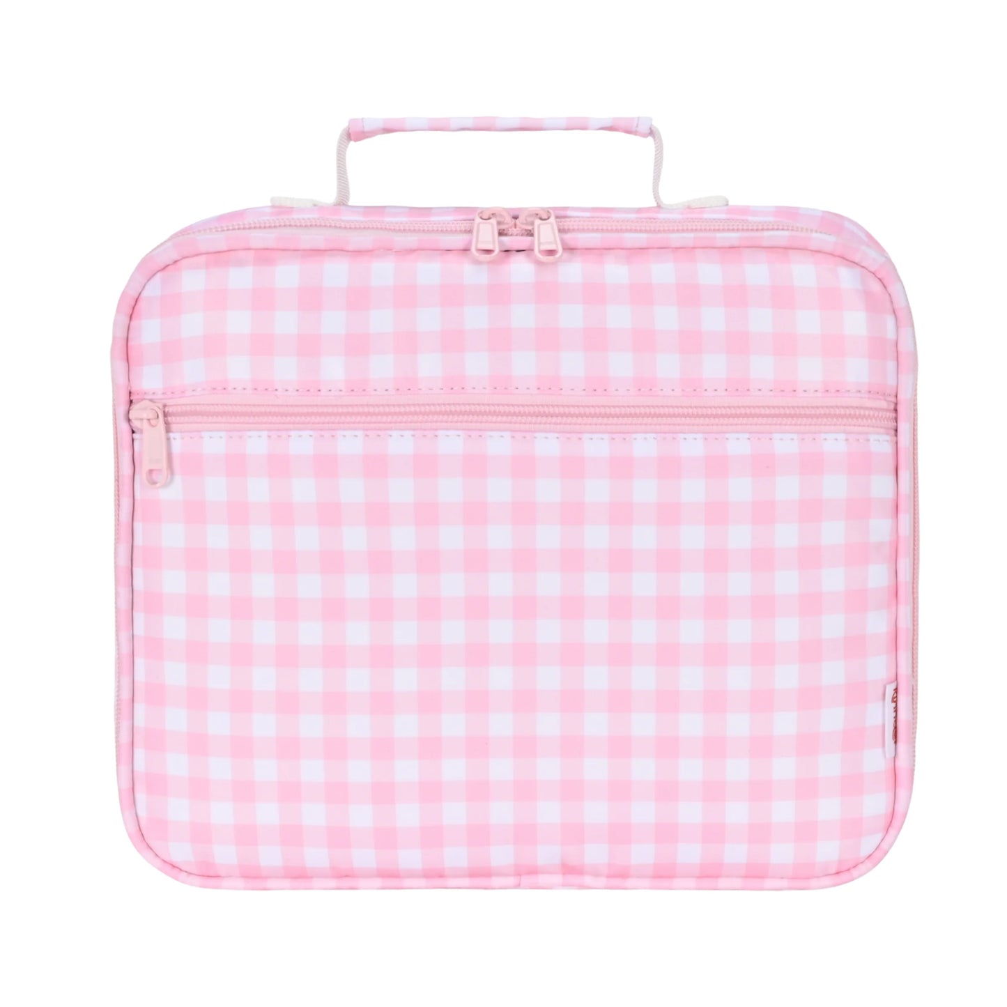 Junior Insulated Lunch Bag - Pink Gingham