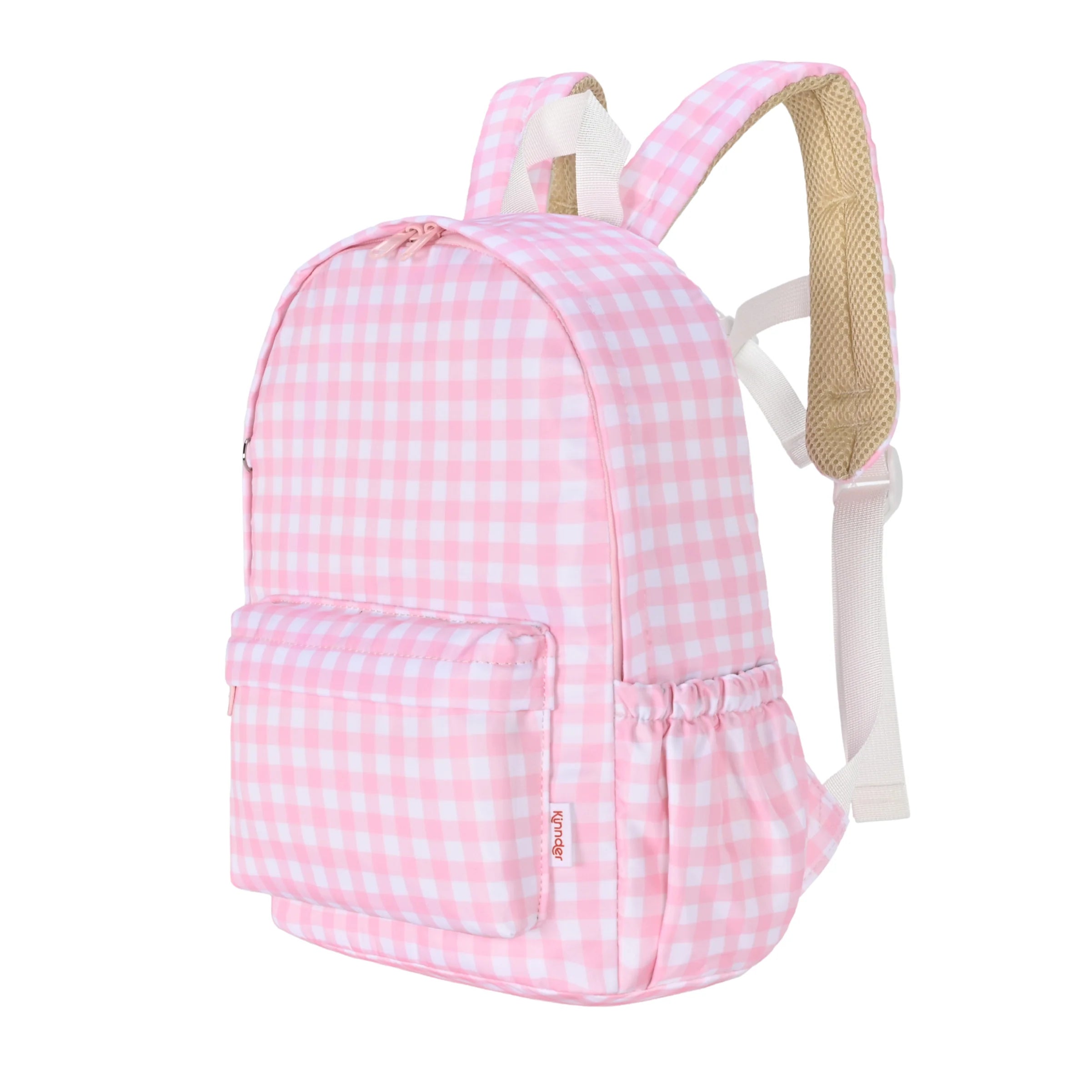 Mini Backpack - Pink Gingham – Our Little Darlings