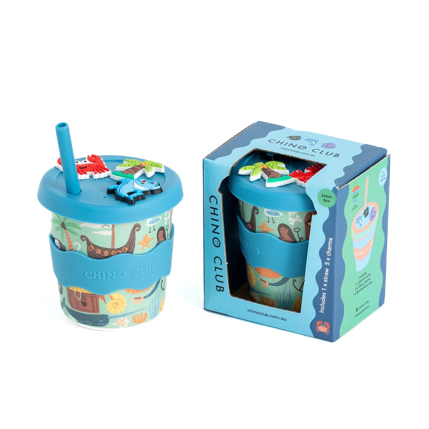 Kids 8oz Chino Cup - Charm - Pirate