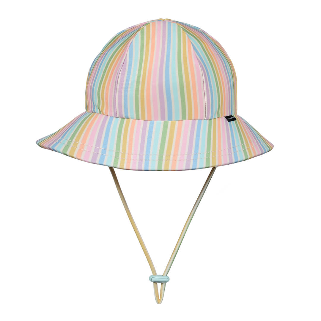 Swim Hat -  Ponytail Bucket - Rainbow