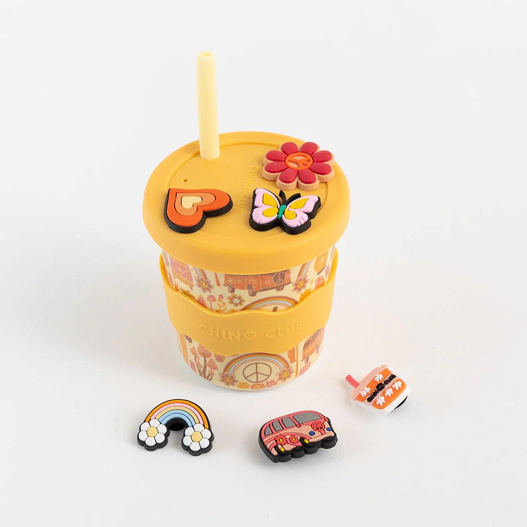 Kids 8oz Chino Cup - Charm - Retro