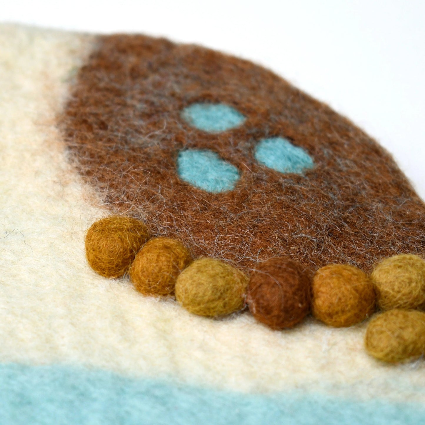 Small Sea, Beach and Rockpool Felt Play Mat Playscape