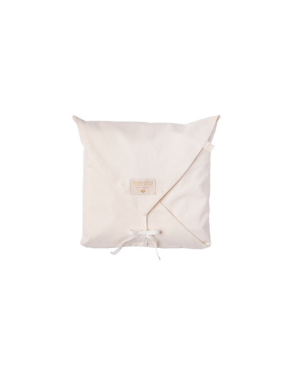 Baby Bath Set - Hooded Towel, Wash Mitt and Brush - Caramel