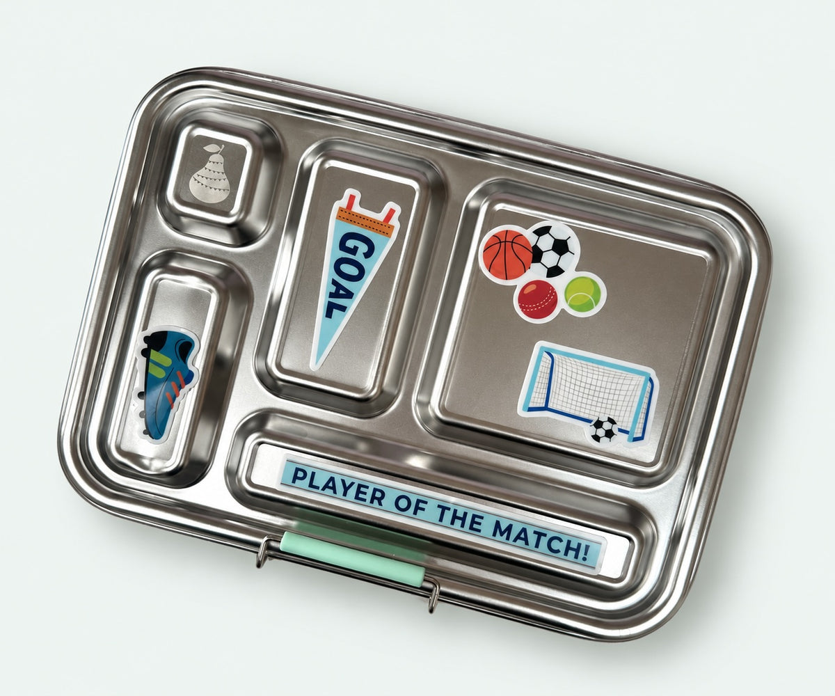 Reusable Lunch Box Stickers - Sports Mad