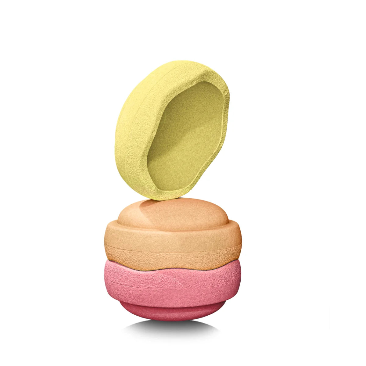Stapelstein Balance Stepping Stones - Original size, Set of 3, Warm Pastel