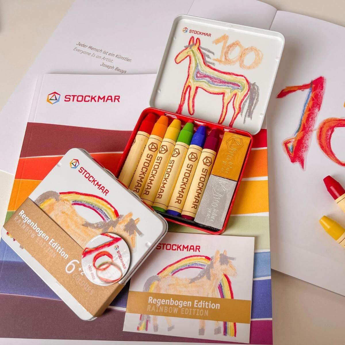 Wax Crayons Special Anniversary Rainbow Edition - Limited Edition