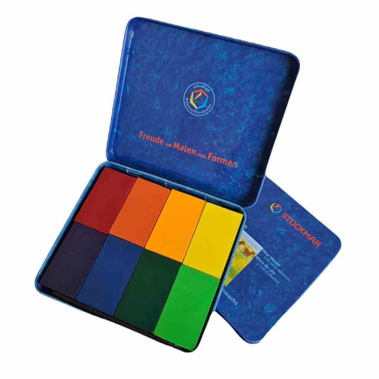 Wax Block Crayons - Tin of 8 Limited Edition Australian Colours