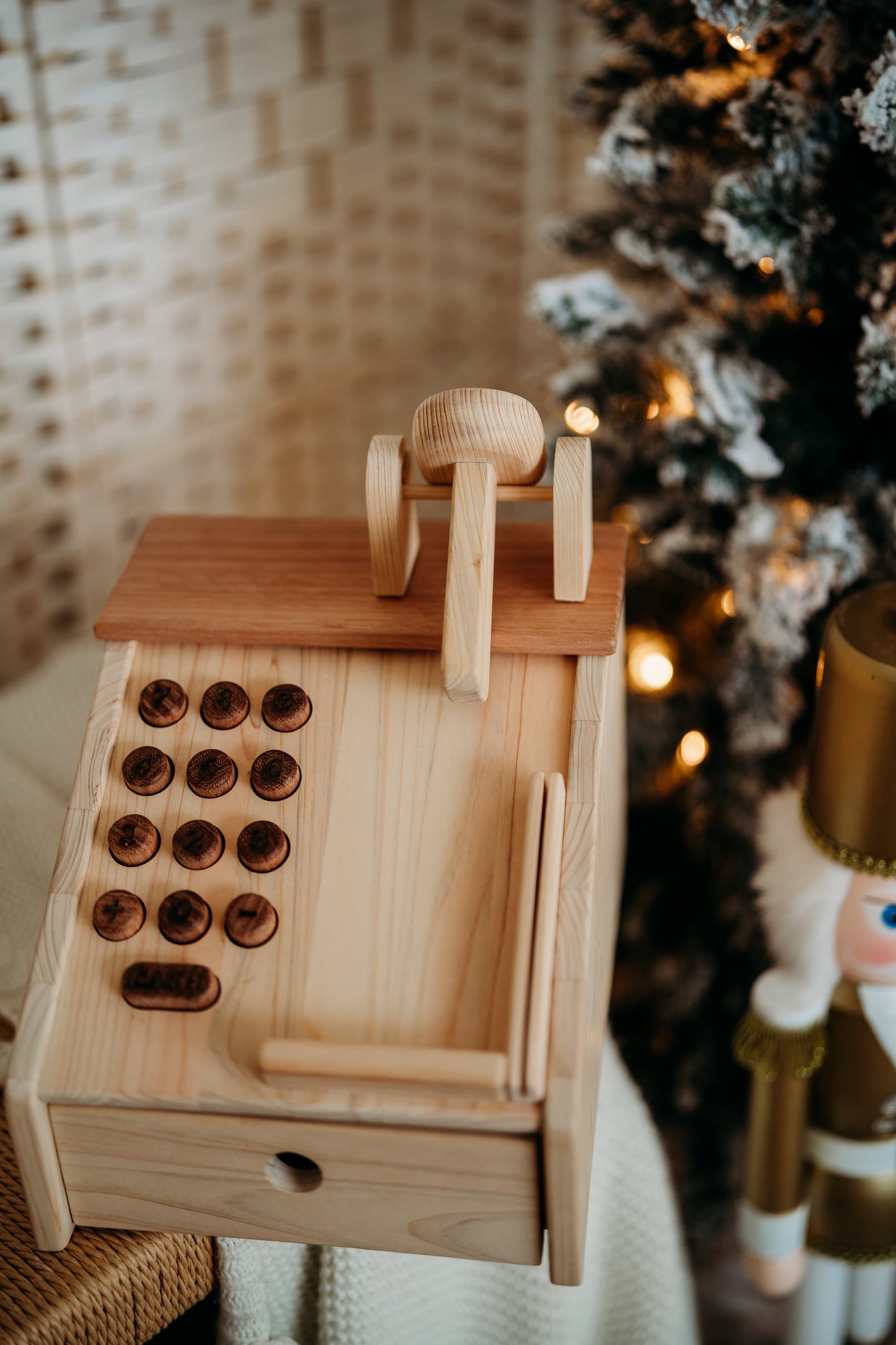 Wooden Cash Register